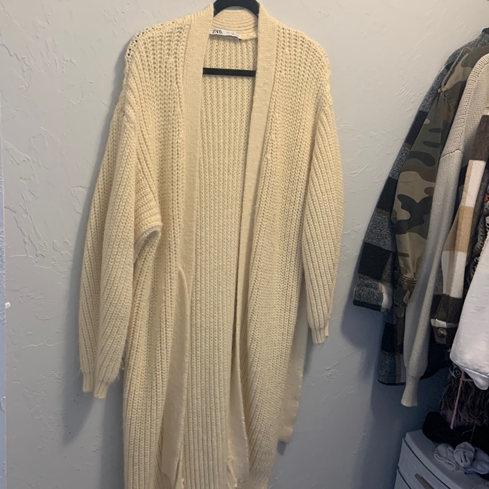 Long heavy Knit Cardigan